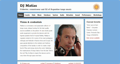 Desktop Screenshot of dj-tango.com